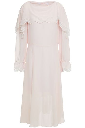 SEE BY CHLOÉ Striped georgette midi dress