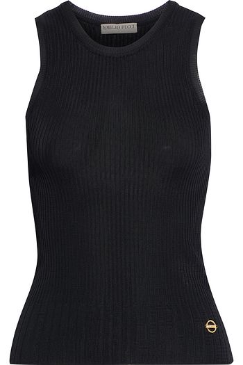 EMILIO PUCCI Ribbed-knit tank