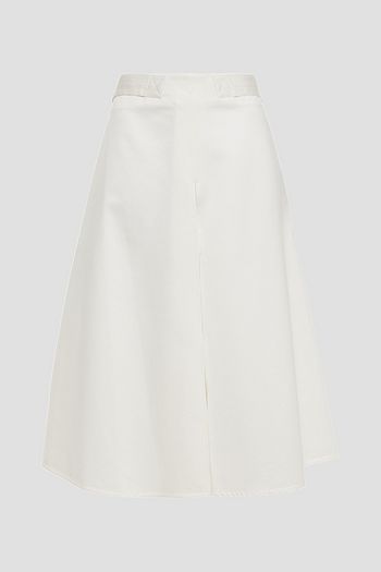 MARNI Flared cotton-sateen skirt