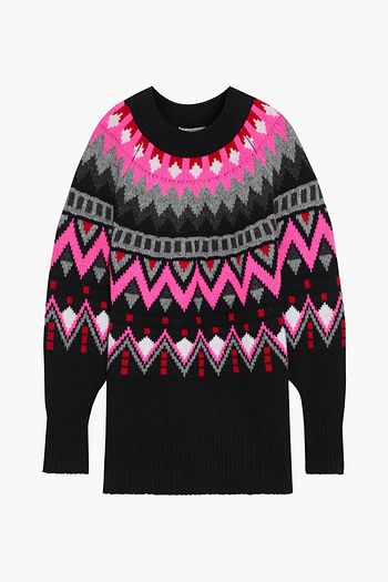 AUTUMN CASHMERE Fair Isle cashmere sweater