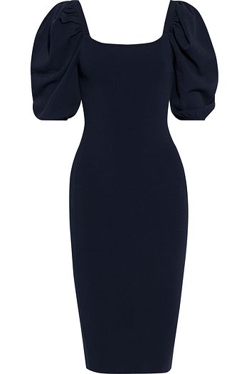 AUTUMN CASHMERE Gathered stretch-knit dress