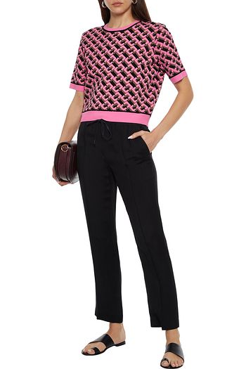 DIANE VON FURSTENBERG April jacquard-knit sweater