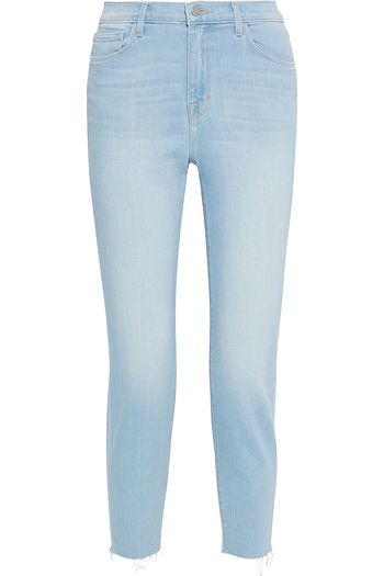 L'AGENCE ハイライズ クロップド スリムレッグ ジーンズ