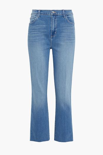 L'AGENCE ハイライズ クロップド スリムレッグ ジーンズ