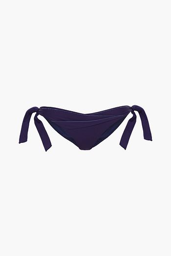 LA PERLA Pleated sequin-embellished low-rise bikini briefs