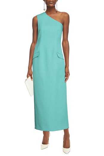 EMILIA WICKSTEAD Milena one-shoulder cloqué maxi dress