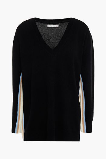 CHINTI & PARKER Striped wool and cashmere-blend sweater