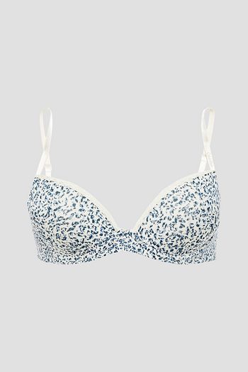 CALVIN KLEIN Printed stretch-jersey underwired push-up bra