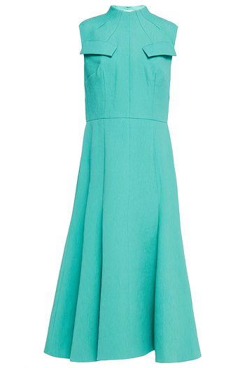 EMILIA WICKSTEAD Iago flared textured-cloqué midi dress