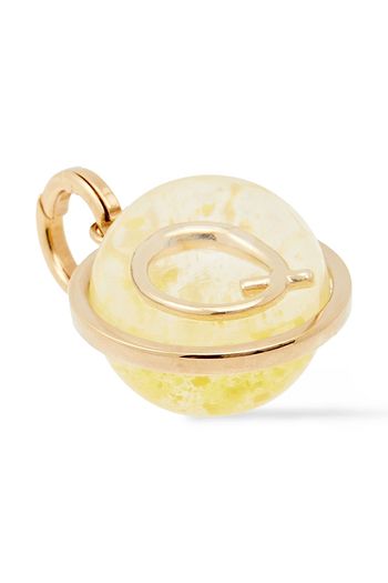 BURBERRY Gold-tone PVC charm