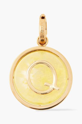 BURBERRY Gold-tone PVC charm