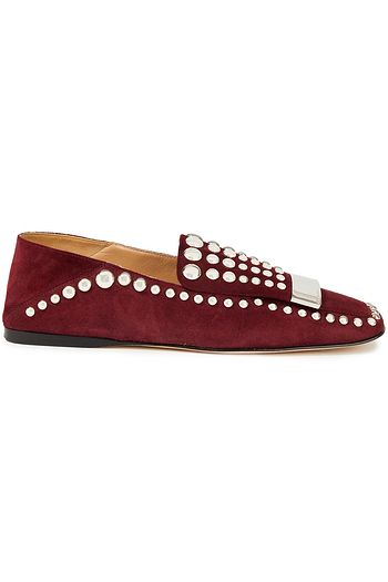 SERGIO ROSSI sr1 Loafers aus Veloursleder mit Nieten