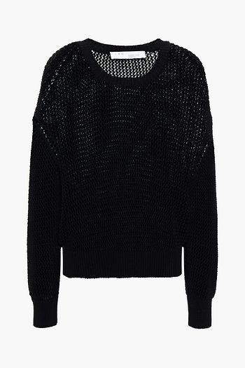 IRO Lochstrickpullover aus Baumwolle