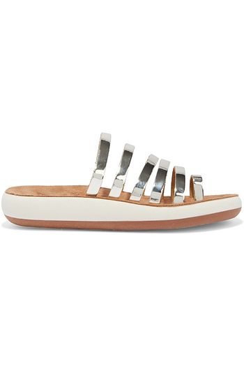 ANCIENT GREEK SANDALS Niki mirrored-leather platform slides