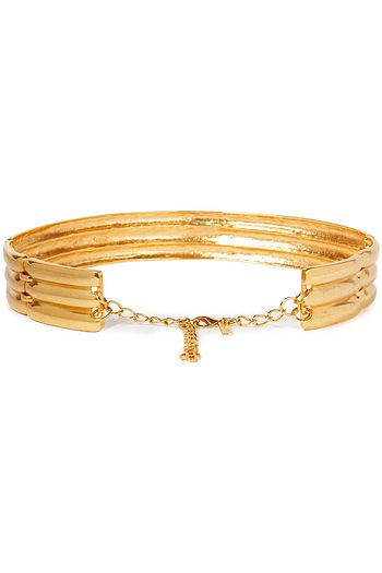 OSCAR DE LA RENTA Gold-tone belt