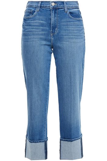 L'AGENCE ハイライズ ストレートレッグ ジーンズ