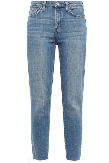L'AGENCE ハイライズ クロップド スリムレッグ ジーンズ