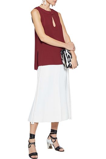 PROENZA SCHOULER Cutout crepe top