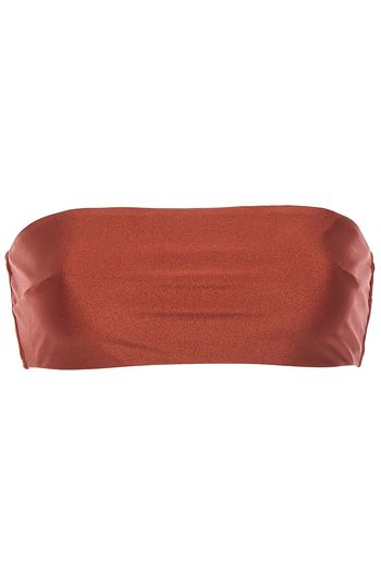 ZIMMERMANN Separates Sculpt metallic bandeau bikini top