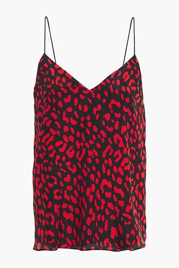 ALICE + OLIVIA Contessa leopard-print silk-crepe camisole