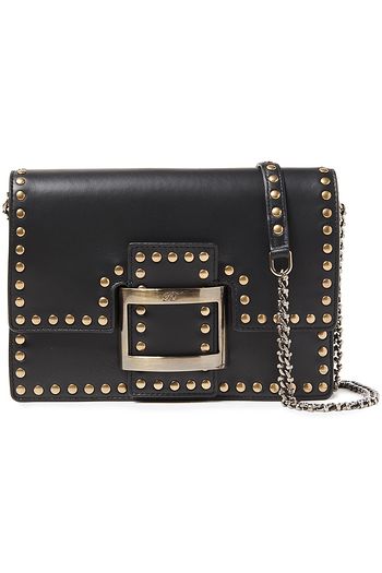 ROGER VIVIER Viv micro studded leather shoulder bag