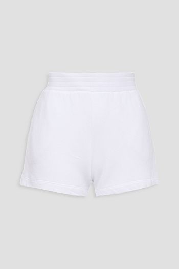 ENZA COSTA French cotton-blend terry shorts