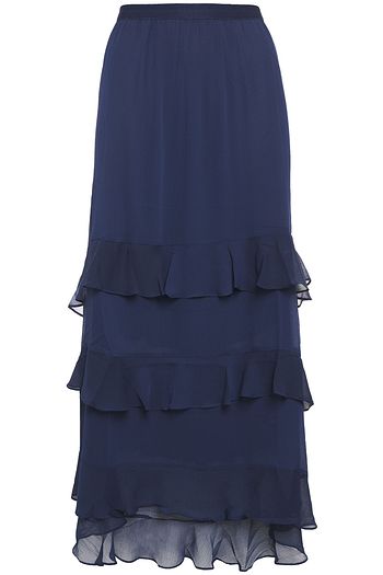 CHARLI Emanuelle tiered georgette maxi skirt