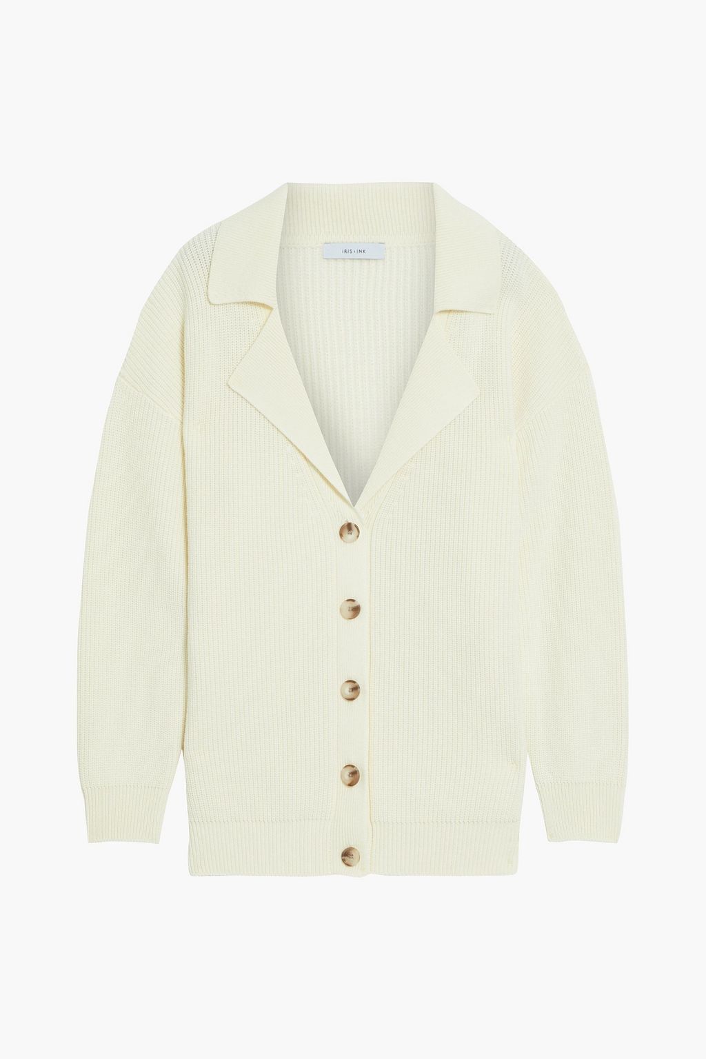 Cream Sara merino wool cardigan | IRIS 