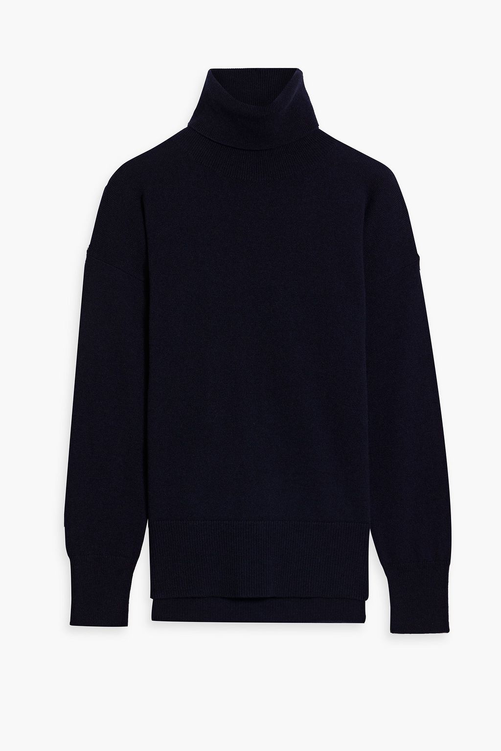 navy blue mock turtleneck sweater