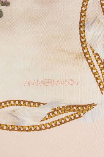 ZIMMERMANN وشاح من الحرير مزين بطبعات