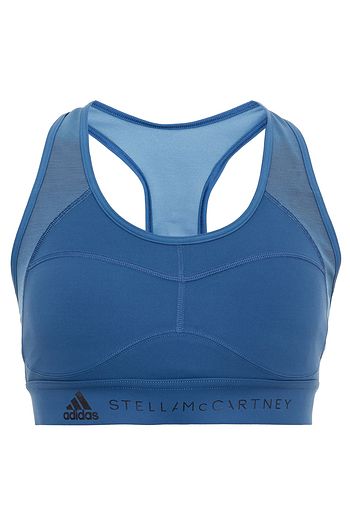 ADIDAS BY STELLA MCCARTNEY Mesh-paneled printed stretch sports bra