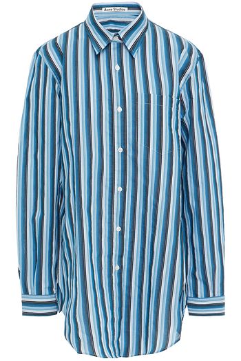 ACNE STUDIOS Gestreiftes Hemd aus einer Baumwollmischung