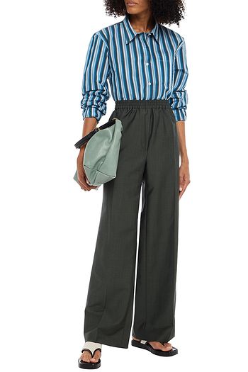 ACNE STUDIOS Gestreiftes Hemd aus einer Baumwollmischung