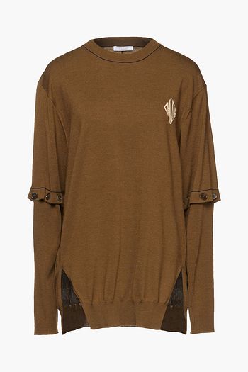 CHLOÉ Wandelbarer Pullover aus einer Wollmischung