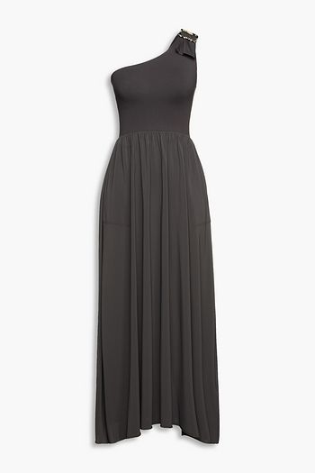 ERES Krys one-shoulder gathered jersey midi dress