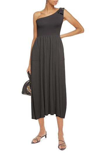 ERES Krys one-shoulder gathered jersey midi dress