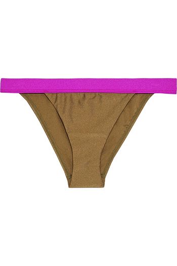 ZIMMERMANN Two-tone low-rise bikini briefs