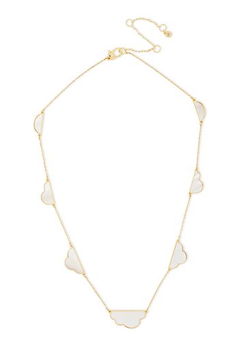 KATE SPADE NEW YORK Goldfarbene Kette mit Perlmutt