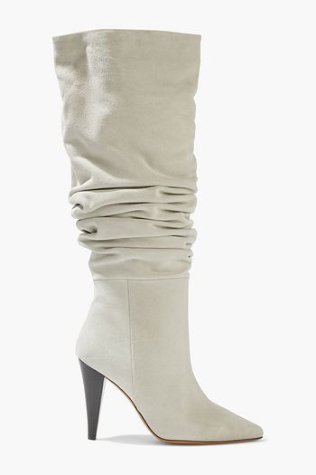 IRO Bailey gathered suede knee boots