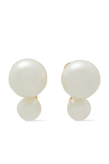 KATE SPADE NEW YORK Goldfarbene Ohrringe mit Kunstperlen