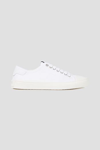 IRO Dustin Sneakers aus Canvas mit Lederbesatz