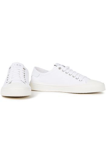 IRO Dustin Sneakers aus Canvas mit Lederbesatz