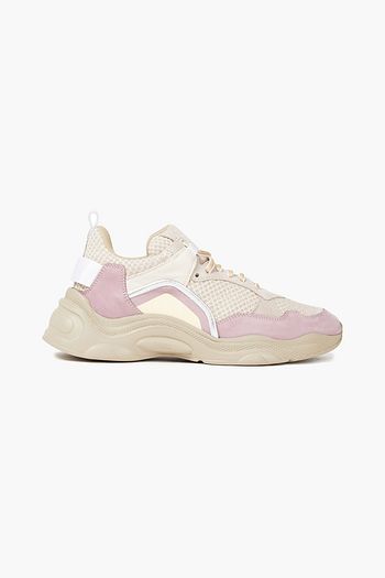 IRO Curve Runner mesh and suede sneakers