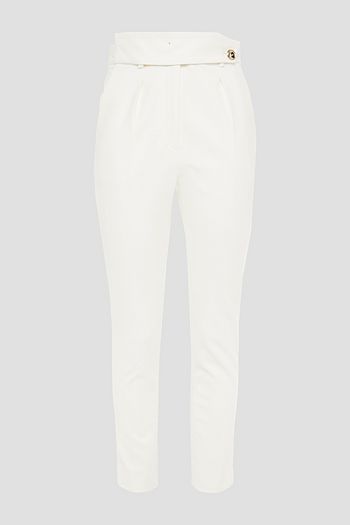 IRO Pleated twill slim-leg pants