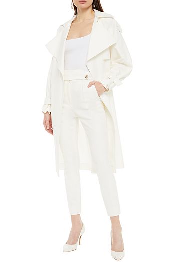 IRO Pleated twill slim-leg pants