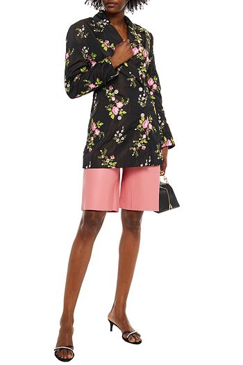 ROTATE BIRGER CHRISTENSEN Double-breasted embroidered taffeta blazer