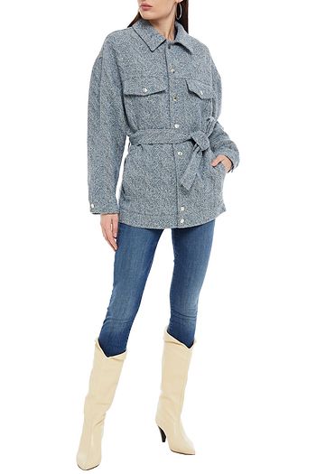 IRO Malcolm belted tweed jacket
