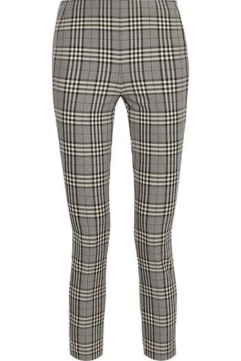 RAG & BONE Simone cropped checked woven skinny pants