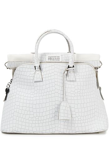 MAISON MARGIELA 5AC croc-effect leather tote