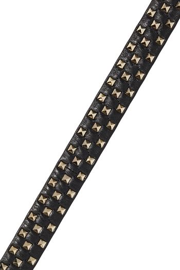VALENTINO GARAVANI Rockstud Spike quilted leather belt
